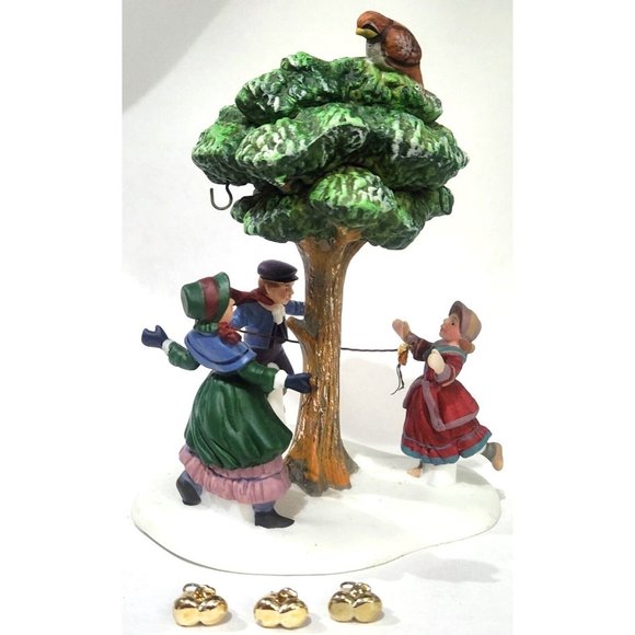 Dept 56 12 Days of Dickens Christmas Village A PARTRIDGE IN A PEAR TREE figurine - Picture 3 of 10